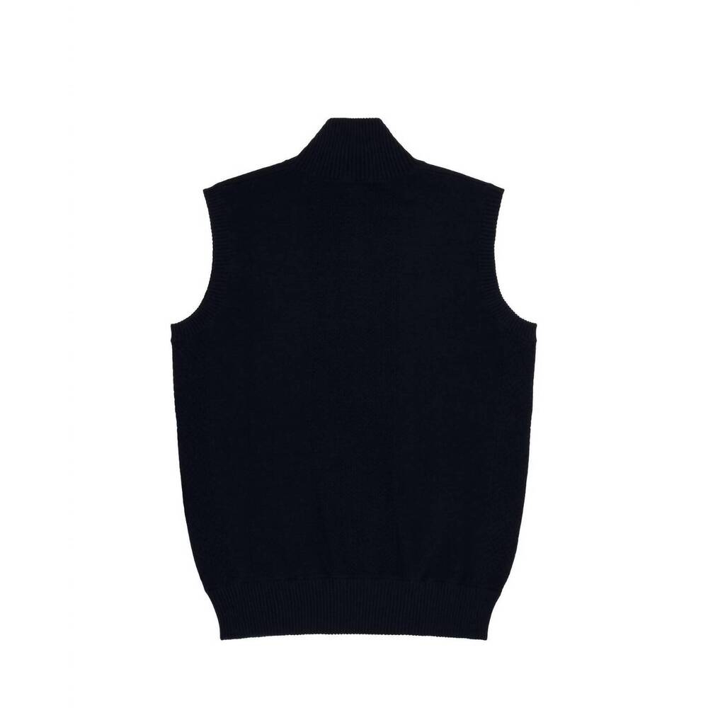NEW AMUNDSEN men's 5mila knitted vest in faded navy - Picture 2 of 3